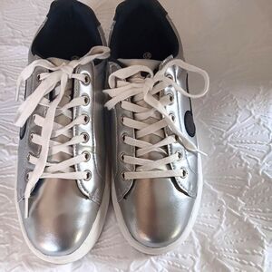 Disney Silver Women's Athletic Sneakers